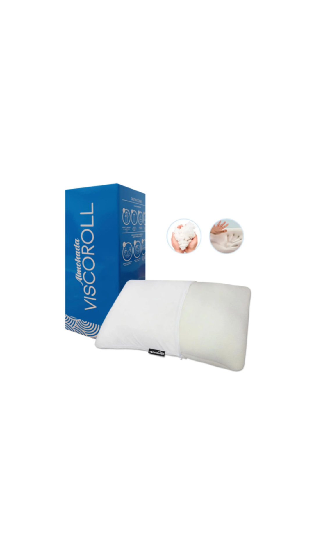 Almohadas Memory Foam Particulado Queen – Set X 2 Unidades