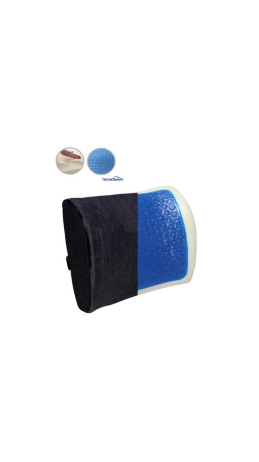 Cojin Soporte Lumbar En Gel Y Memory Foam - Antiescaras