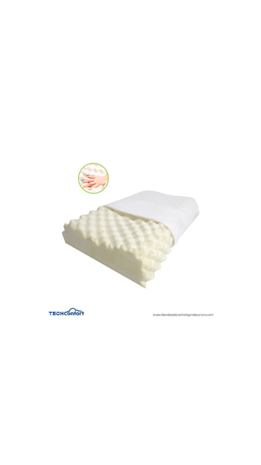 Almohada viscoelástica Memory Foam forma Cervical Puntas Masajeadoras