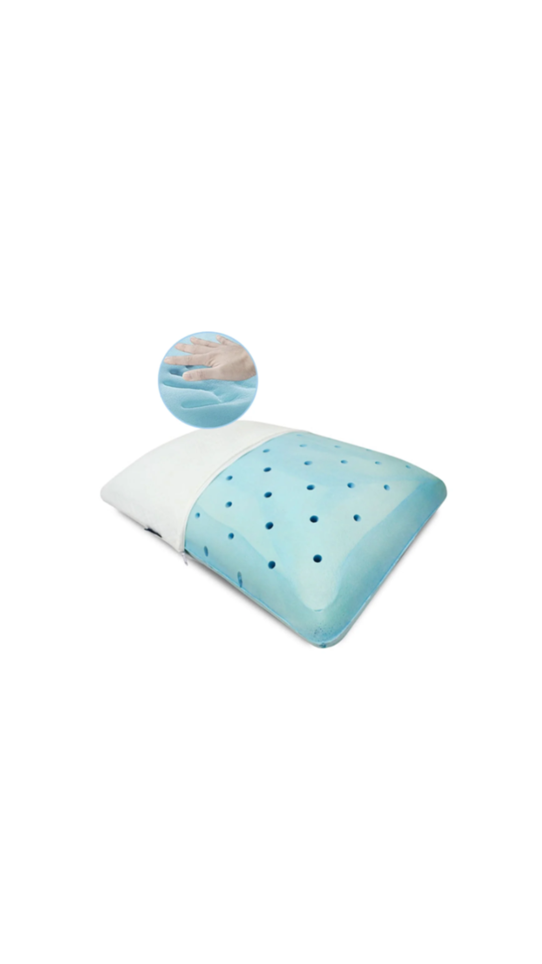 Almohada Memory Foam Infusión Gel – Memorygel con aireación