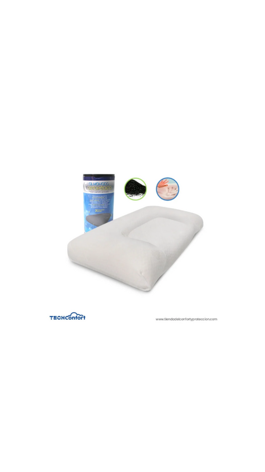 Almohada en viscoelástica Memory Foam Carbón activado