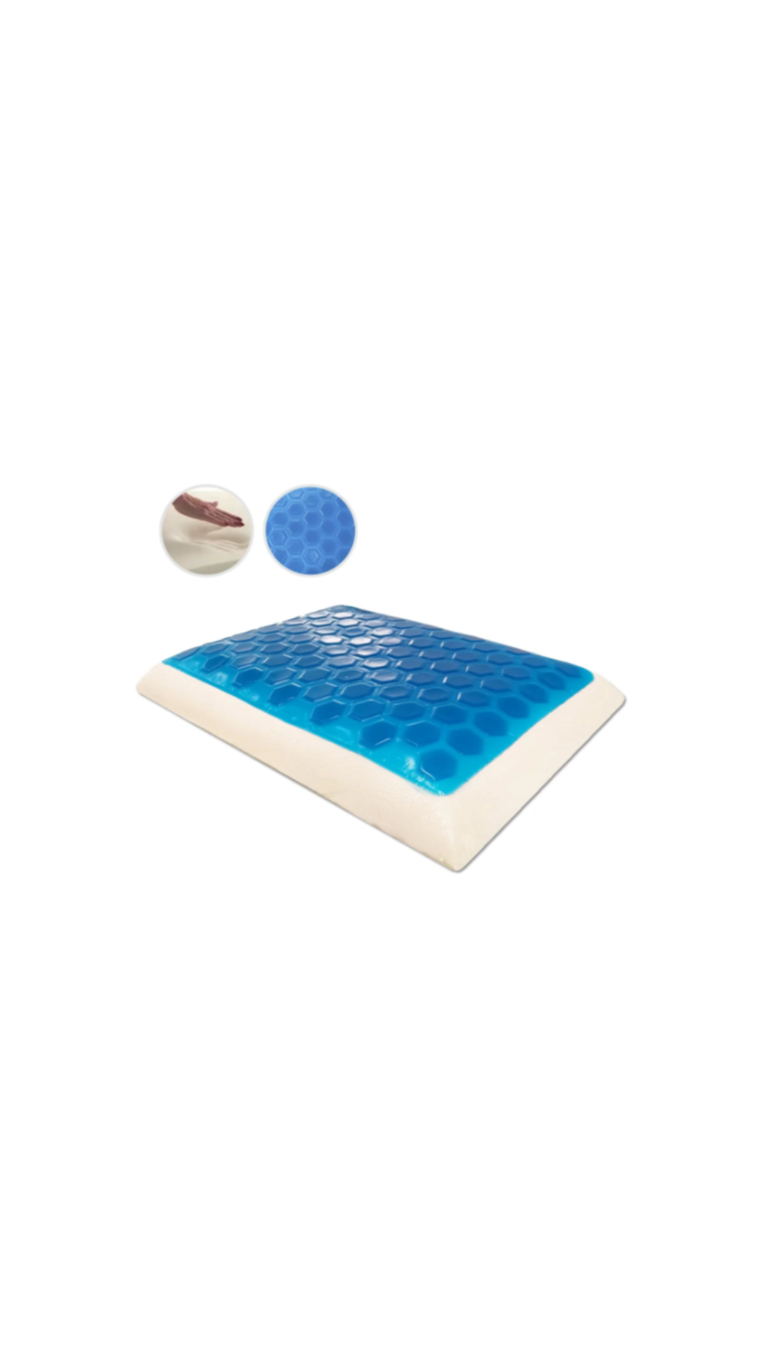 Almohada Clásica en Gel y Memory Foam