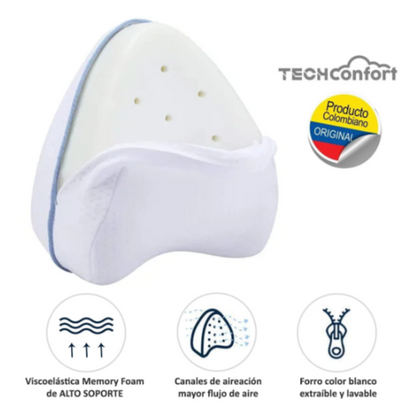 Almohadas Cojínes Entrepierna en viscoelástica Memory Foam Set X 2