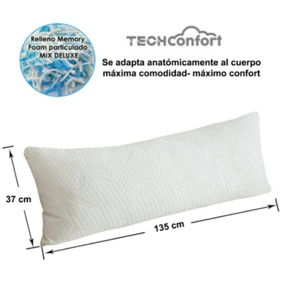 Almohada Cuerpo Entero en Memory Foam Particulado - Body Pillow