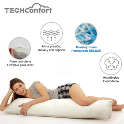 Almohada Cuerpo Entero en Memory Foam Particulado - Body Pillow