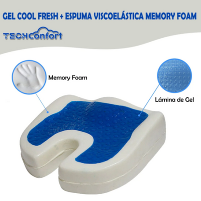 Cojin Coxis en Gel y Memory Foam – Antiescaras