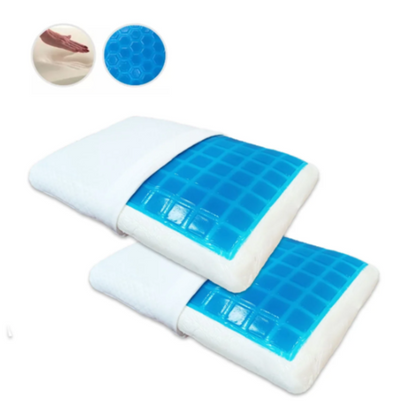 Almohada En Gel y Memory Foam Set x 2 unidades