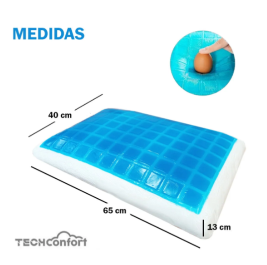 Almohada En Gel y Memory Foam Set x 2 unidades