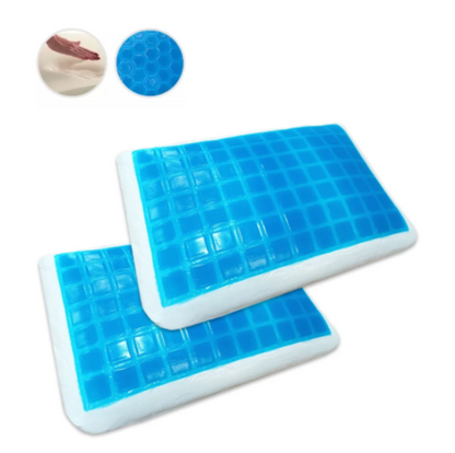 Almohada En Gel y Memory Foam Set x 2 unidades