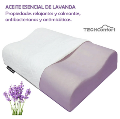 Almohadas Cervical Memory Foam - 2 unidades Aroma Lavanda y Manzanilla