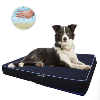 Cama mascotas Perro en Memory Foam infusión Gel y Aireación - Grande