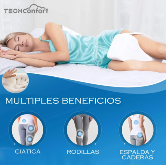 Almohada Cojín Entre Pierna en viscoelástica Memory Foam