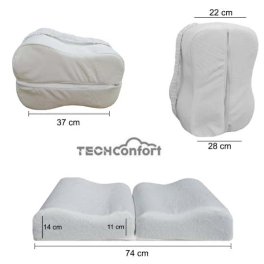 Almohada Cojín Entre Pierna en viscoelástica Memory Foam