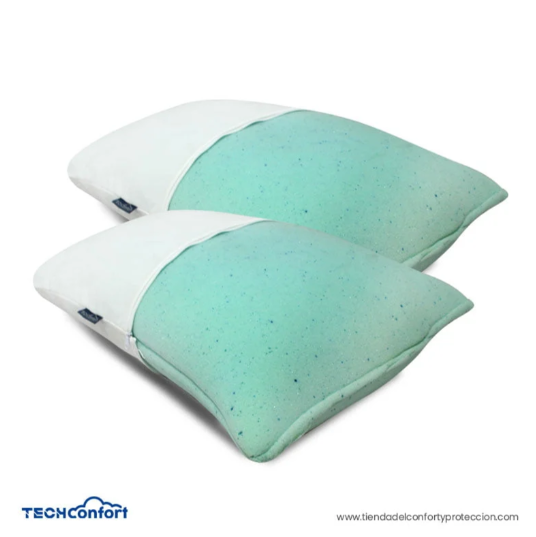 Almohadas Memorygel y Siliconado Premium - Extragrandes Set x 2