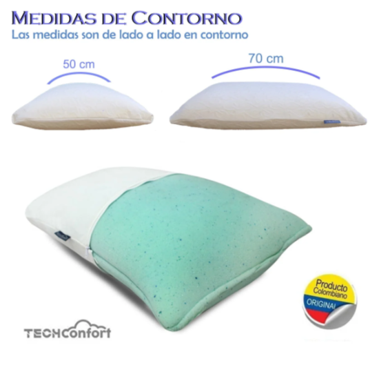 Almohada Memory Foam Particulado microperlas Gel